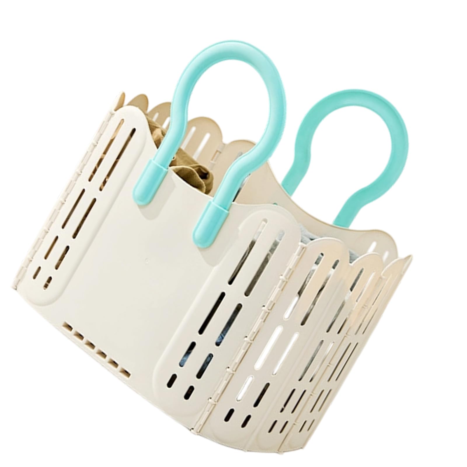 Kalttoy Collapsing Laundry Basket Pliable Obstruct for College Dormitory Space Saving Plan Permanent PRESENTATION Ventilated Net Thin Pliable Laundry Basket Space Saving Net Obstruct