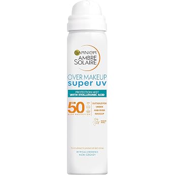 Garnier Ambre Solaire Over Makeup Super UV Protection Mist - 75 ml SPF 50