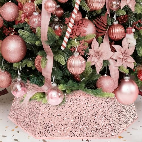 XmasExp Weihnachtsbaum Kragen 85 cm Pailletten Baum Rock für Weihnachten Urlaub Home Decor Weihnachtsbaum Ring Stand Base Cover Große Größe… – Ansicht 1
