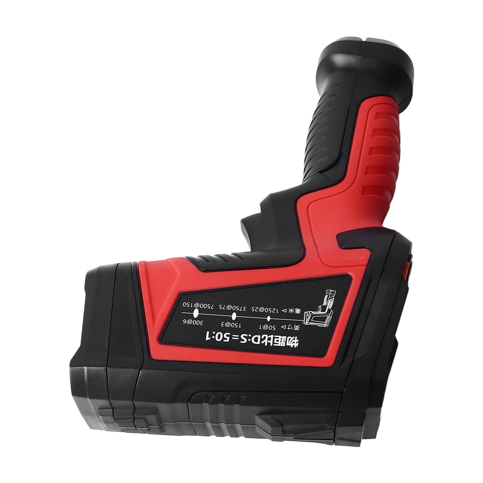 ViaGasaFamido Termómetro Infrarrojo Pistola de Temperatura Digital sin Contacto ABS 26 a 1976F Emisividad Ajustable 50 1 Relación de Distancia para Cocinar HVAC Uso Industrial Automotriz