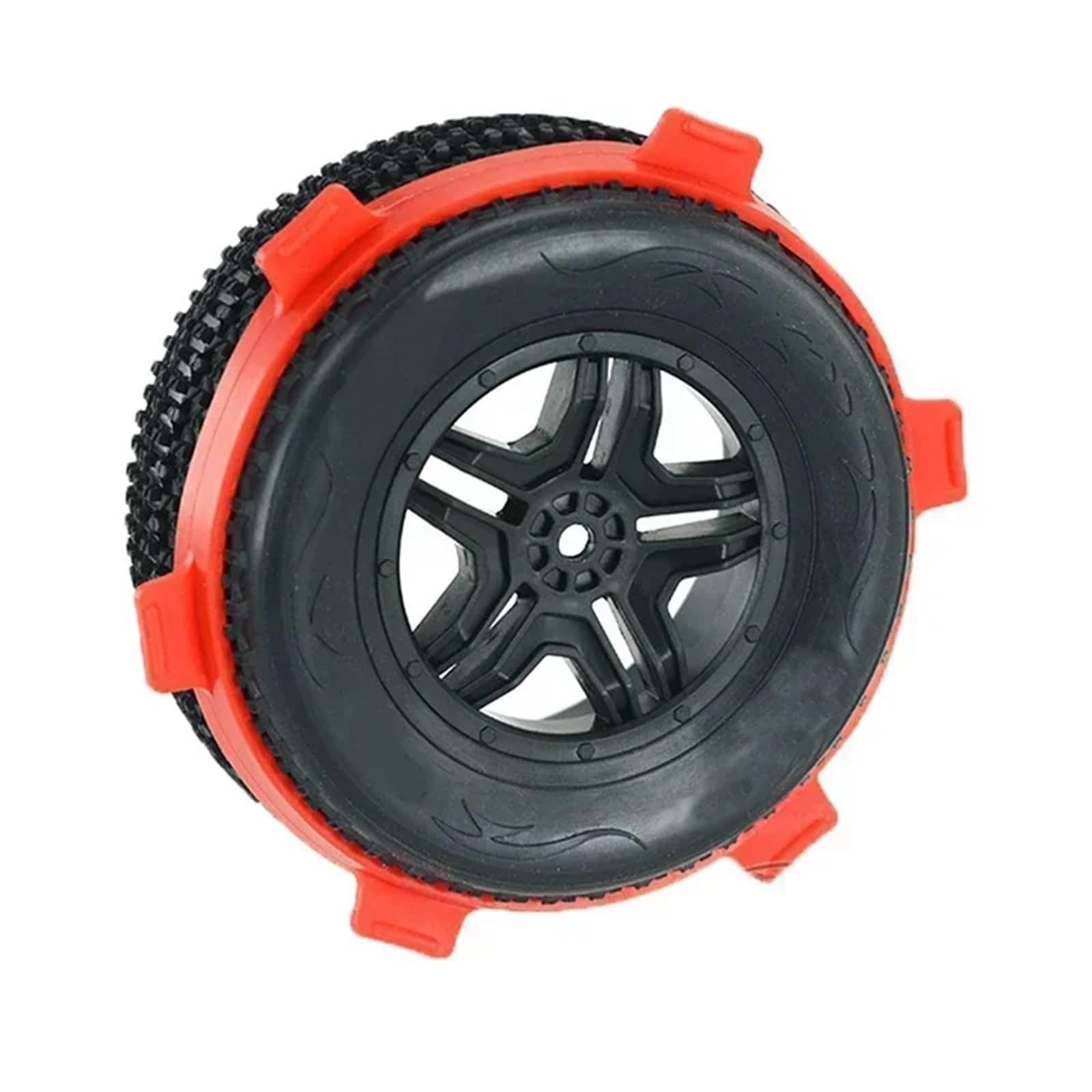 Per RC Auto 1/8 Per Buggy 1/10 Short Course Truck 2PC Pneumatico In Gomma Diametro 85mm Montaggio Fasce Colla Accessori Strumenti Parti RC Modelli Pezzi