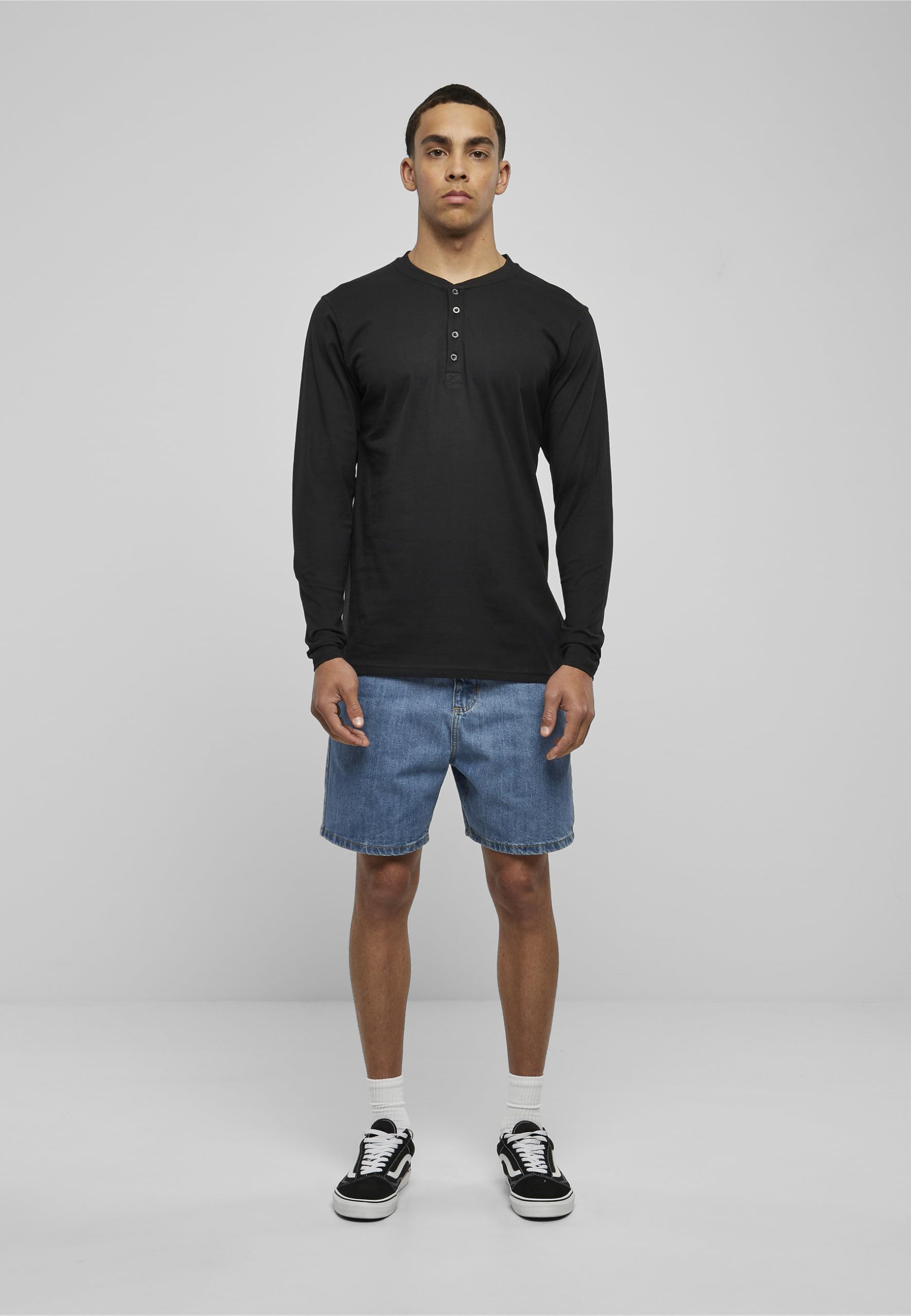 Urban Classics Bluza sportowa Mężczyźni Basic Henley L/S Tee (1 w zestawie)