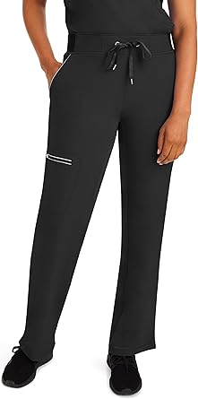 Healing Hands Womens Scrubs Pants 6 Pocket HH360 9151 Nisha Waistband  Drawstring Premium Scrub Pant Athletic Design