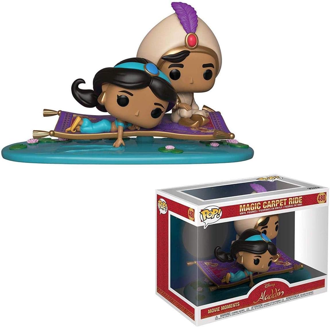 Funko 35760 Movie Moment: AladdinMagic Carpet Ride, Standard, Multicolor