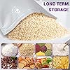15PCS Mylar Bags for Food Storage 5 Gallon 17"x28" 8.6Mil, with Oxygen Absorbers 40000cc + Labels Heat Sealable Resealable Ziplock for Long Term Storage, Mylar Bags Large Food Grade