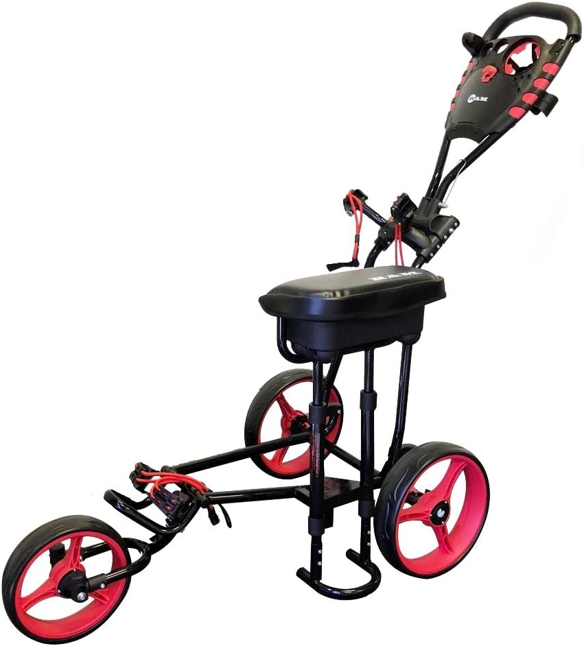 RAM Golf X-Pro Laser 3 Wheel Golf Pull Cart with Seat