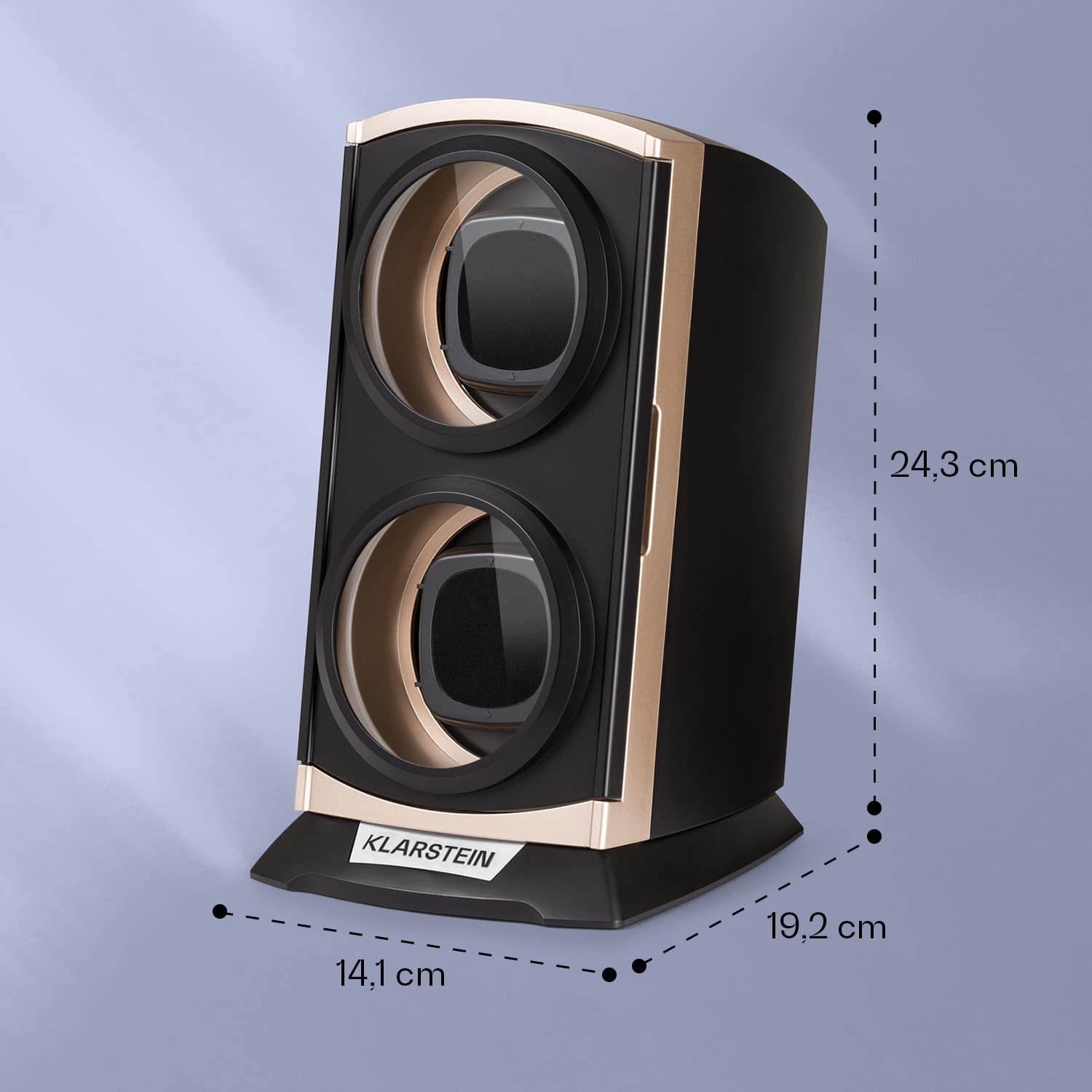 Watch Winder KLARSTEIN St. Gallen - Carica Orologi Automatici Per 2 Orologi, 4 Velocità - Foto 5