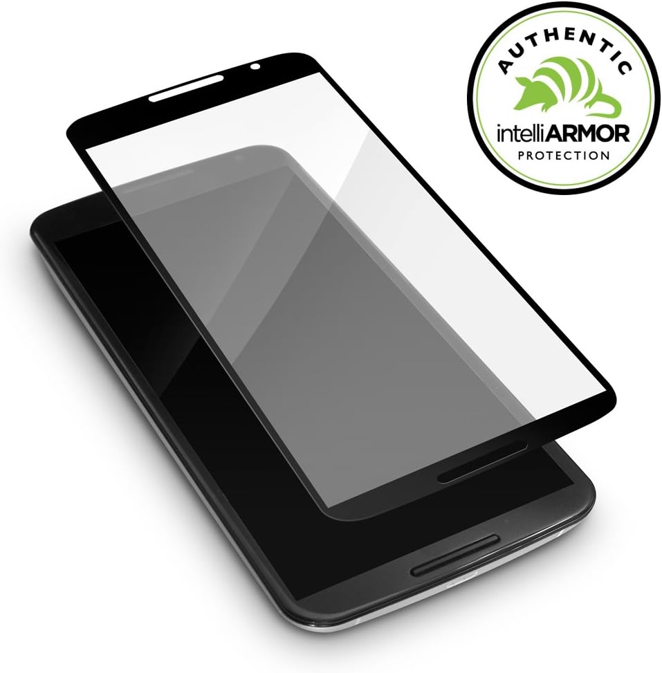 intelliARMOR Nexus 6 intelliGLASS PRO Edge-to-Edge - The Smarter Glass Screen Protector to Guard Against Scratches and Drops. HD Clear, Max Touchscreen Accuracy