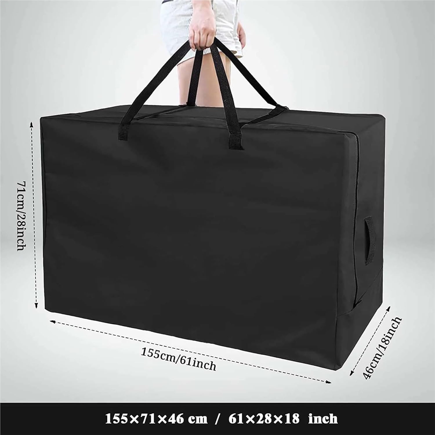 Outdoor Cushion Storage Bag Outdoor Cushion Storage Bag Folding Mattress Storage Bag Rollaway Mattress Protective Cover Waterproof Cushion Carrying Bag for Outdoor