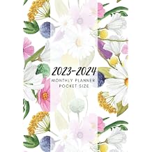 2023-2024 Monthly Planner Pocket Size Monthly Planner January 2023 to December 2024 For Purse, 24 Month| 2 year pocket calendar 2023-2024 With ... layout |Small Pocket Size 4.5 x 6.5 inches