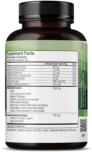 Miniatura 3 de Suplemento Kidney Shield de NutraSpin - Potente fórmula de limpieza, desintoxicación y reparación de riñones con raíz de diente de león, extracto de