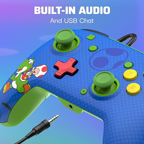 Vista 6 de PDP REMATCH Wired Controller for Nintendo SwitchLiteOLED - Toad & Yoshi