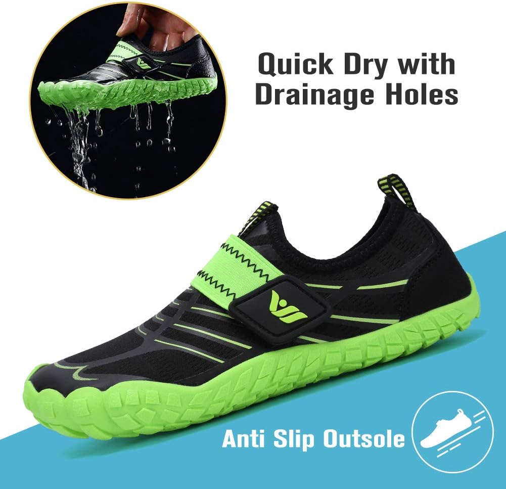 CIOR Kids Boys & Girls Water Shoes Sports Aqua Athletic Sneakers Lightweight Sport Fast Dry Shoes(Toddler/Little Kid/Big Kid) - Image 5