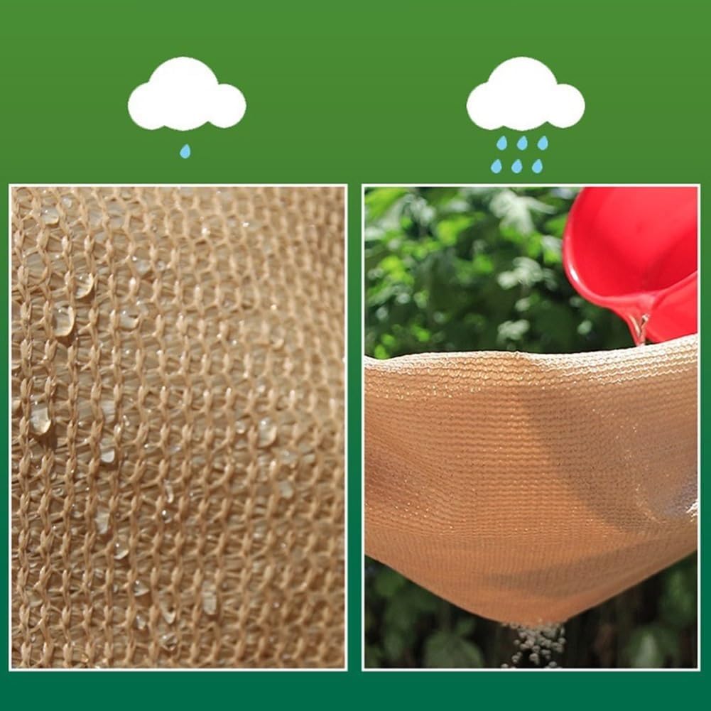 CelinaSun zonnedoek incl bevestigingstouwen HDPE weerbestendige ademende rechthoek 2 x 5 m lichtgrijs