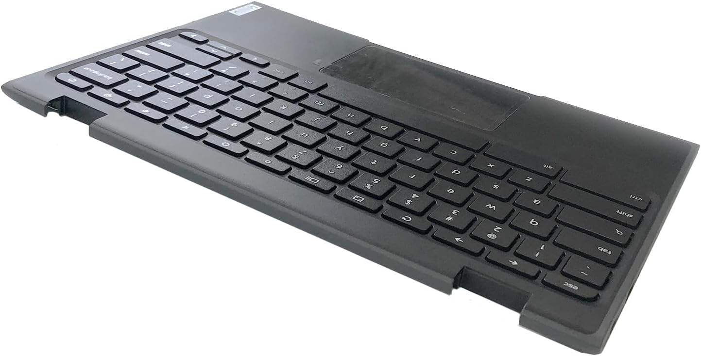 Replacement for Lenovo 100e Chromebook 2nd Gen MTK 2 82Q3 Laptop Upper Top Cover Case Palmrest US Keyboard Touchpad Assembly Part 5CB1E21835