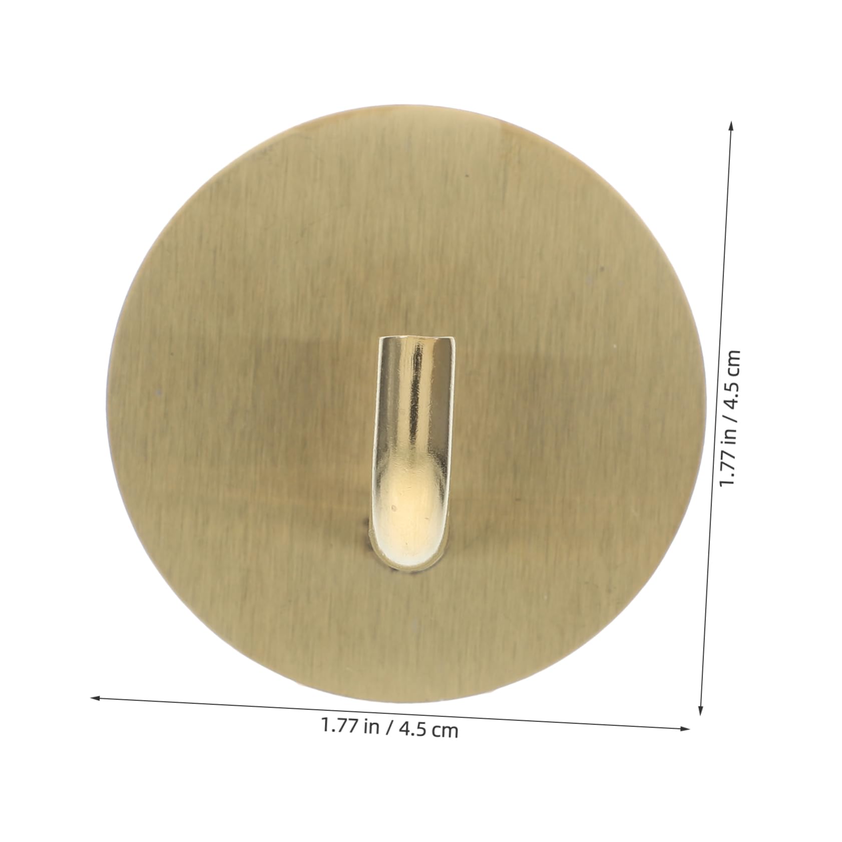 jojofuny Gancho De Acero Inoxidable Gancho Para Colgar En La Puerta Percheros Adhesivos Ganchos De Baño Ganchos De Ducha Para Toallas Toallero Adhesivo Golden 4 Piezas X 4