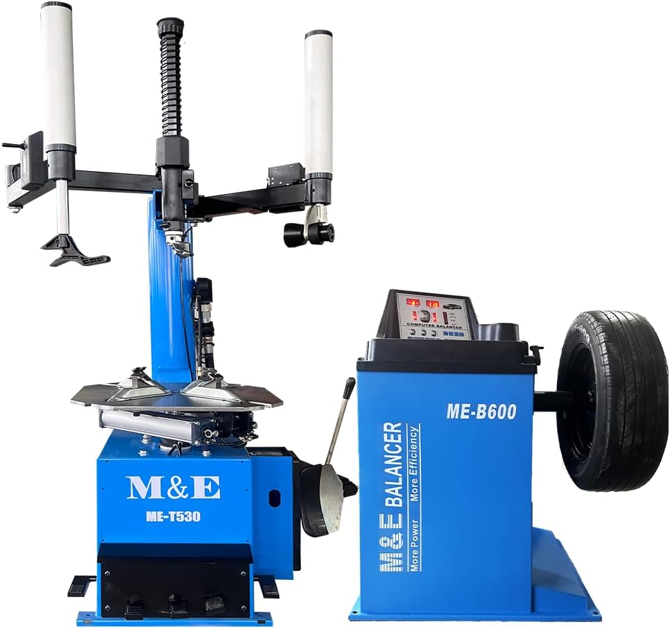 KATOOL Tire Changer Machine with Bead Blaster Tire Changer Wheel Balancer Machine Combo Tire Machine Combo