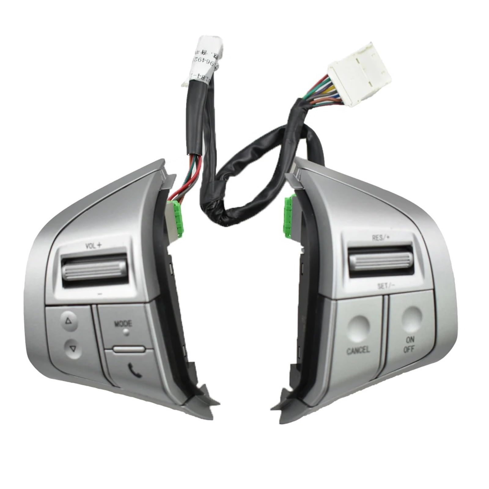 Bouton de commande de volant Isuzu D-max rétroéclairé jaune pour volume et cruise - 8