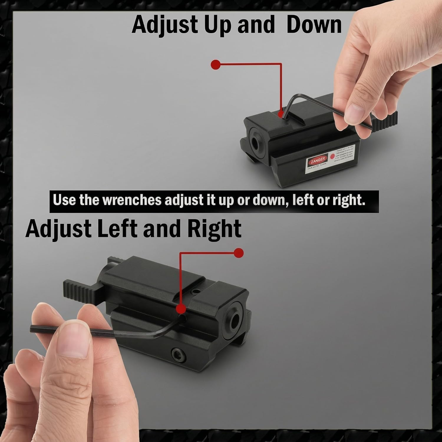 GOTICAL Beretta M9 Mount Picatinny Rail Mount for Hunting Shooting | Beretta M9 Mount Rail Adapter Strong Grips Durable Items (Rail Mount & Flashlight)