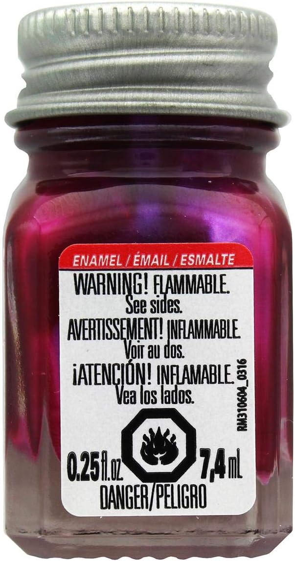 Hot Pink Enamel Paint Testors 1/4 Oz by Testor Corp.