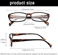Vista 2 de Henotin Paquete de 5 lentes de lectura con bloqueo de luz azul, antifatiga ocular, anteojos de lectura para computadora para mujeres y hombres