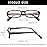 Henotin 5-Pack Reading Glasses Blue Light Blocking Anti Eyestrain Computer Reading Glasses for Women and Men Readers (5 Pack Mix Color, 0.50)