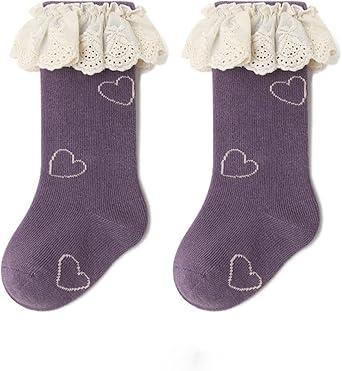 Baby Socks Newborn Infant Baby Boy Girls Toddlers Indoor Animals Slipper Shoes Antislip Socks Booties First Purple