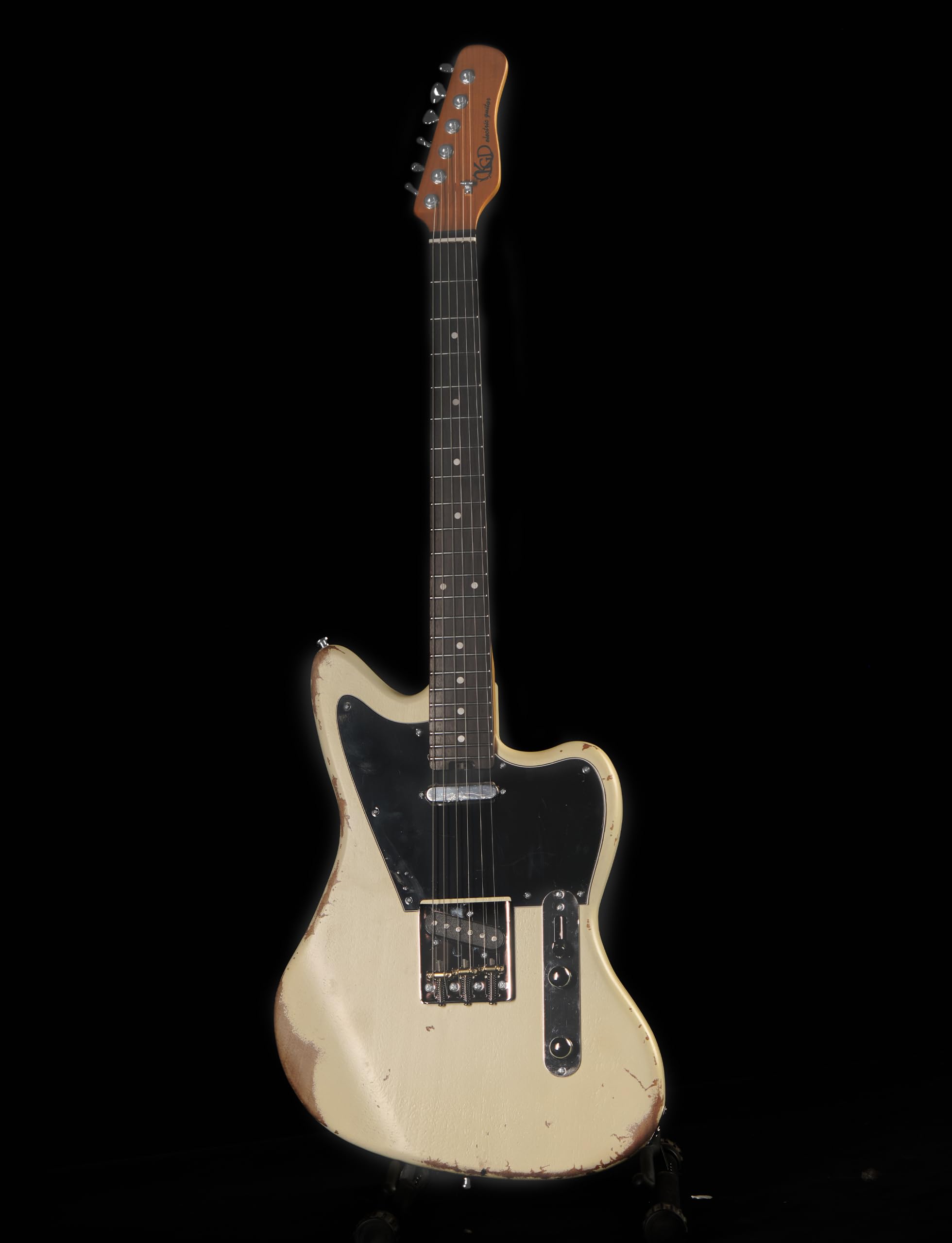 Amazon.com: KGD Relic Telemaster Electric Guitar,Roasted Maple