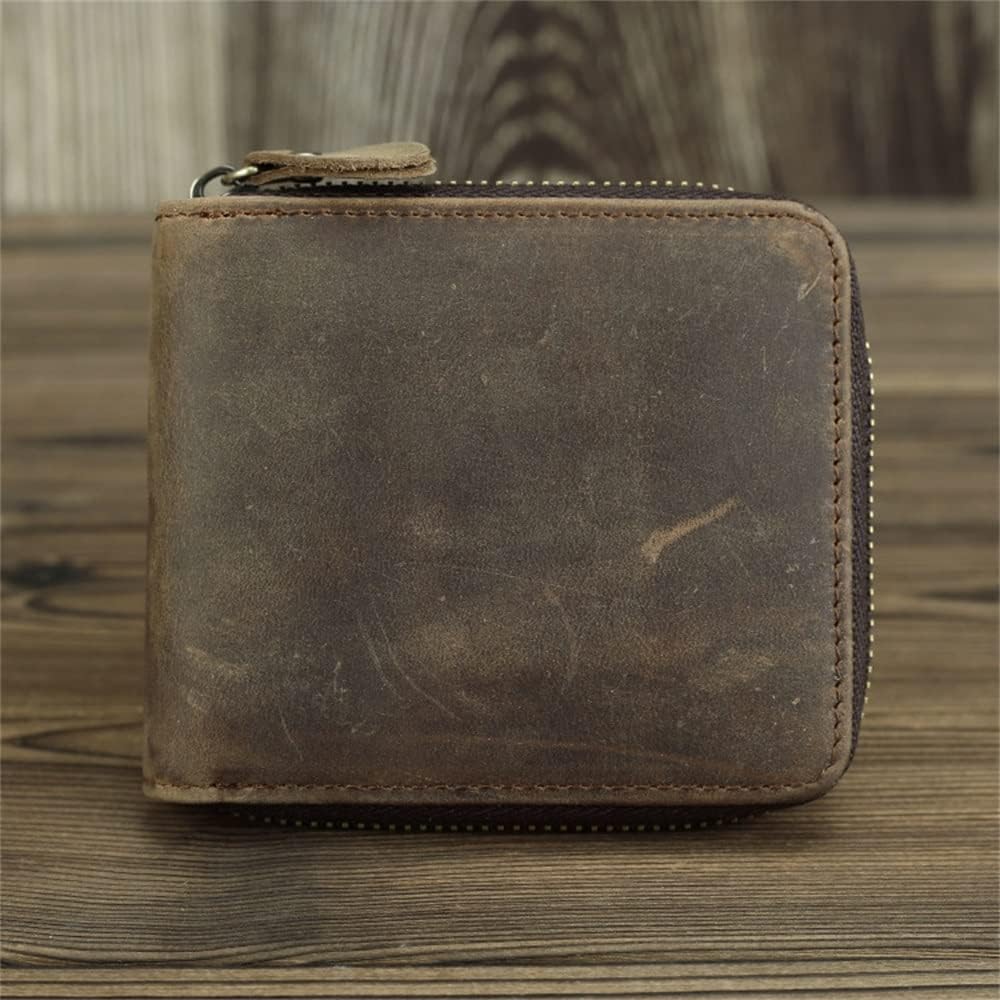 Wallets 1pcs Retro Large Capacity Bifold Wallet Men's