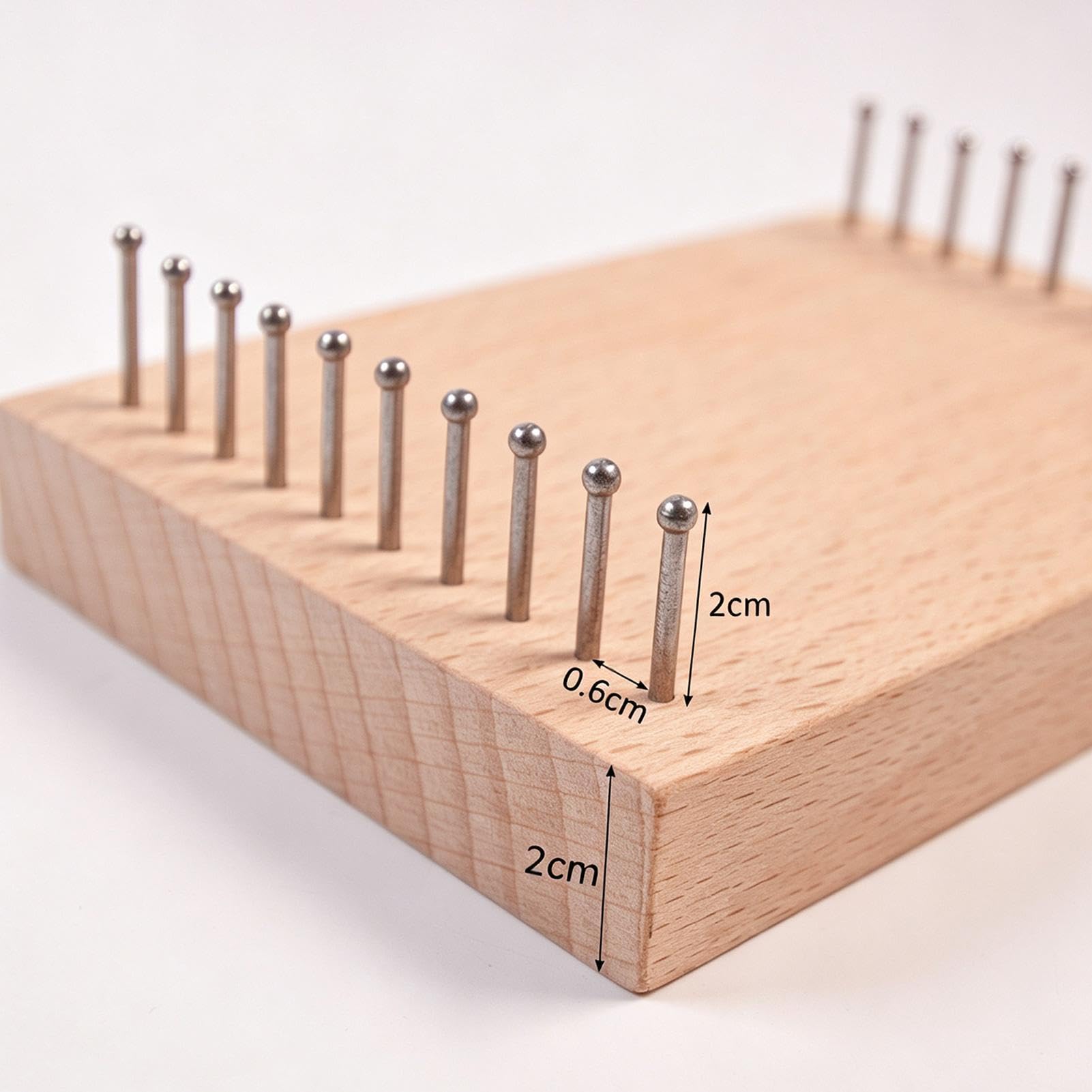 Chunky Knitting Board Portable legno tessitura filato strumento
