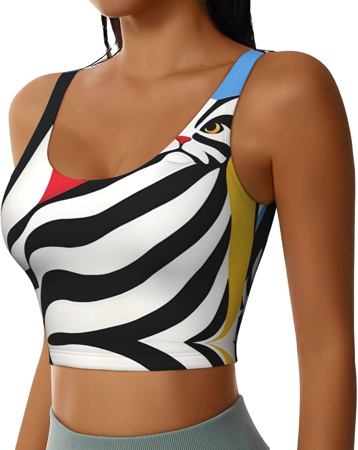 Exotic Women's Sports Bras - High Support Workout Tops for Women, Yoga Sports Bra, Bralettes with Support