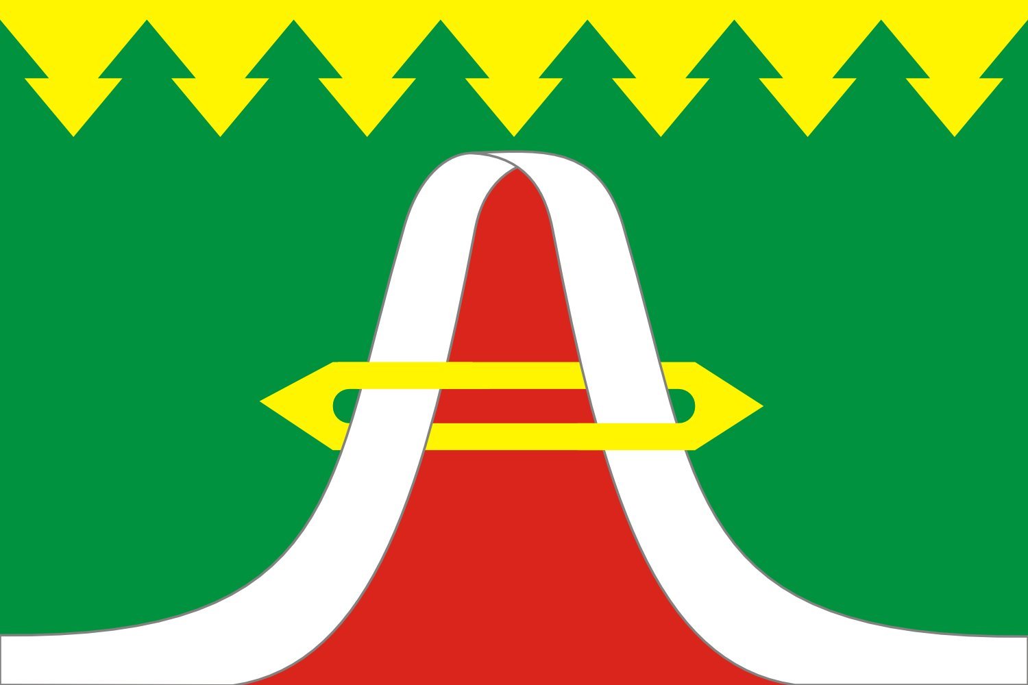 Drapeau grand format de Leninskoe oblast d'Oulianovsk pour mât extérieur