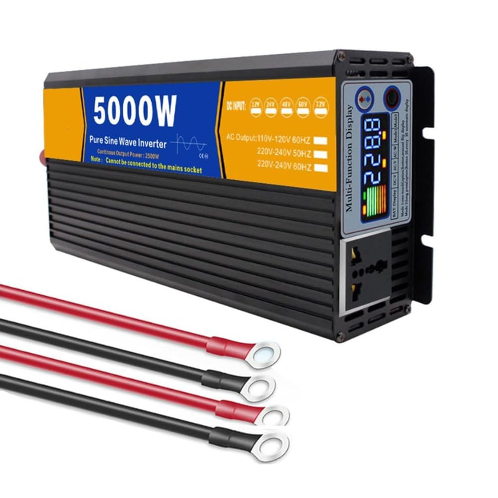 Onduleur solaire basse fréquence 60V 110V convertisseur sinusoïdal pur 12V 24V 48V 72V