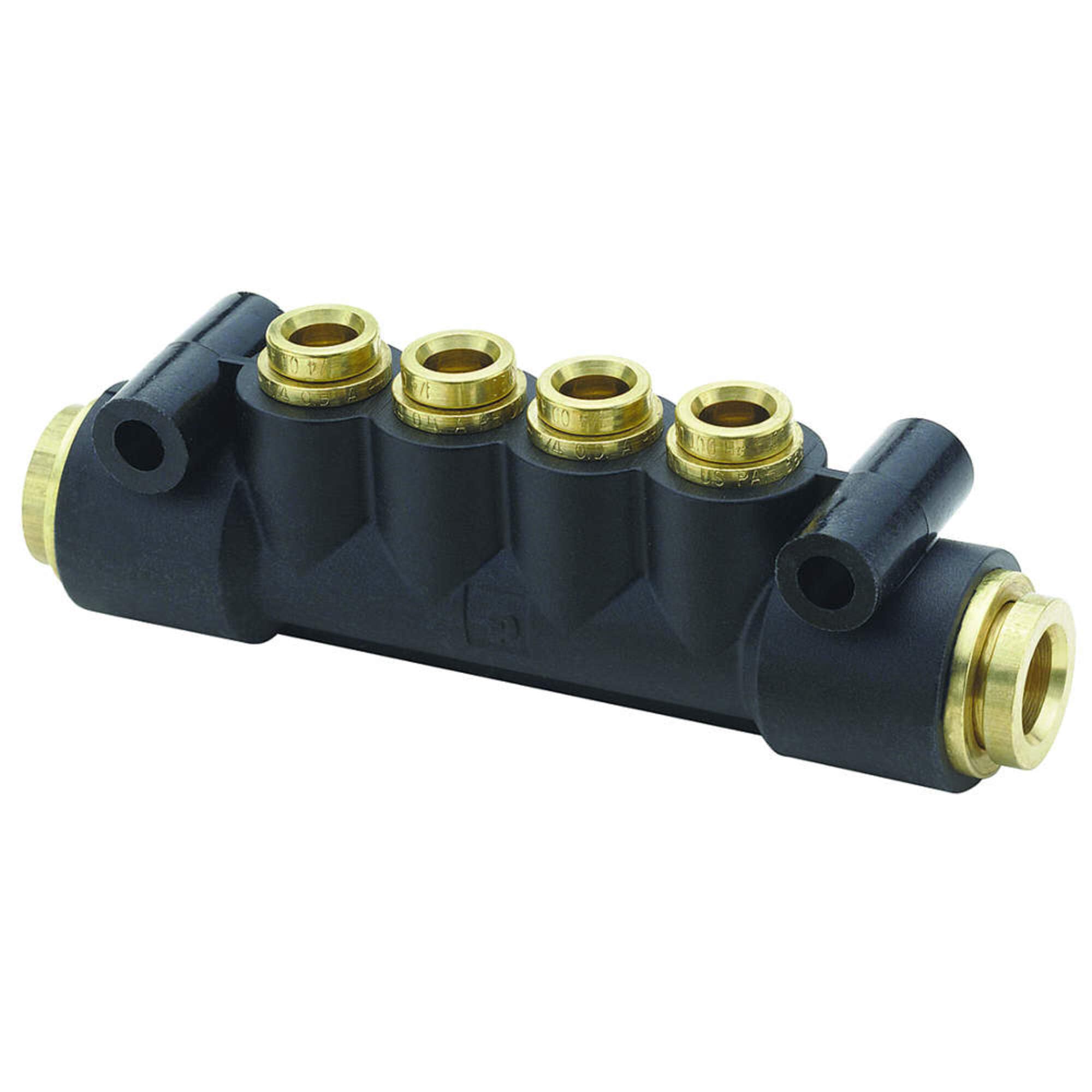 Parker Hannifin 24M-6-6 Glass Filled Nylon Presto Manifold, 3/8