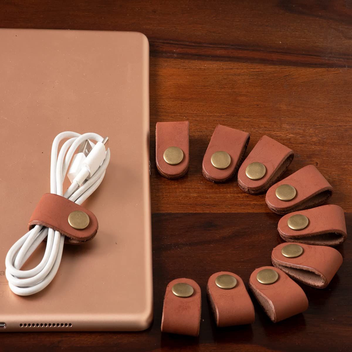See full amazon price history chart for Cratly™ 10 Pcs Multipurpose Taco Cable Holder Clips Organizer/Cable Wire Holder/Made of Pure Leather Having Brass Button Made of Leather, Size : 3x1 (LXB) inch Cratly™ 10 Pcs Multipurpose Taco Cable Holder Clips Organizer/Cable Wire Holder/Made of Pure Leather Having Brass Button Made of Leather, Size : 3x1 (LXB) inch (B093DM1WDZ) Amazon Price History, Amazon Price Tracker