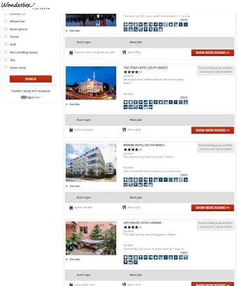 Wonderbox - Experience Gift - 2 Days in Miami 1 Hotel Night for 2 People