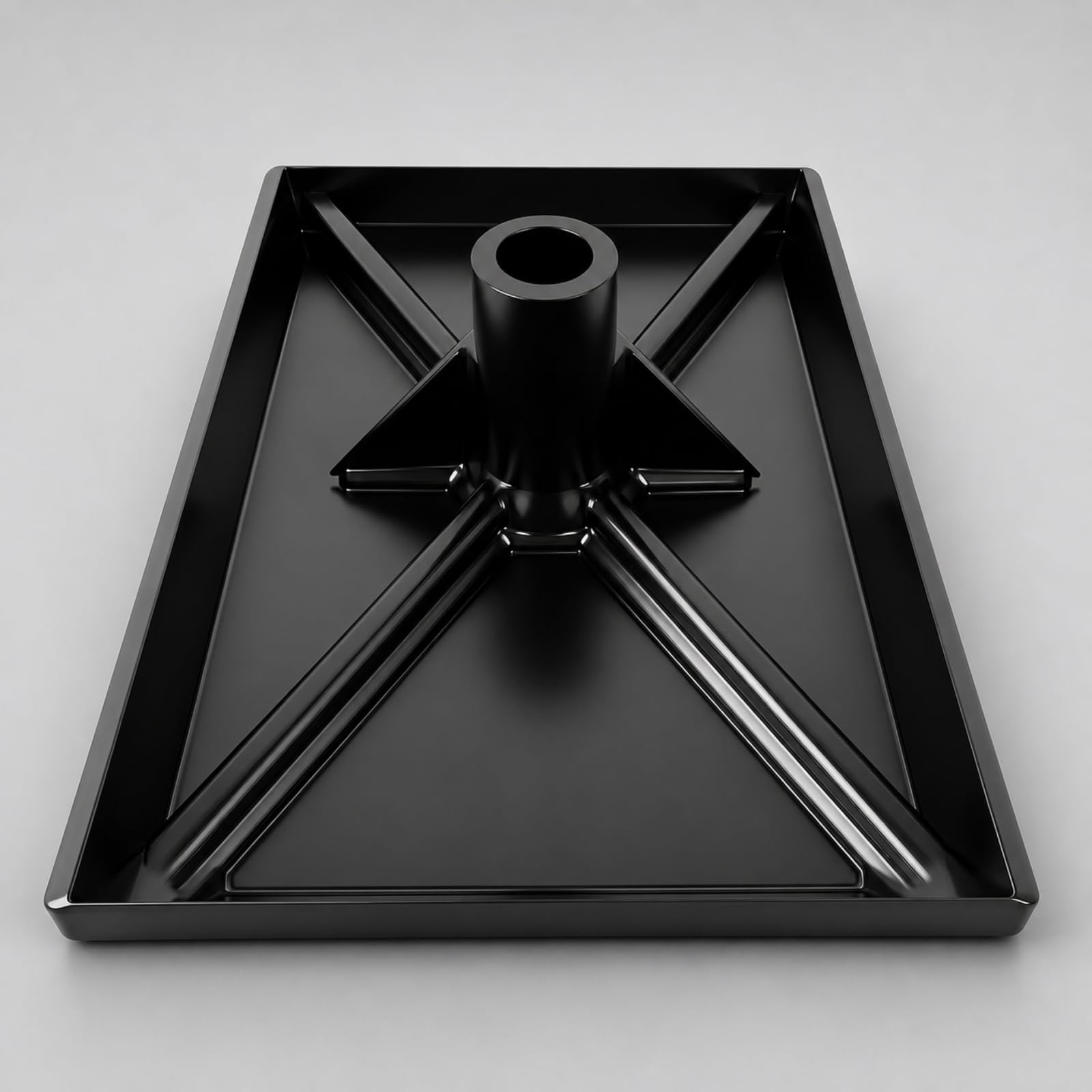 Placa Pisón con Casquillo Montaje, 130x130mm