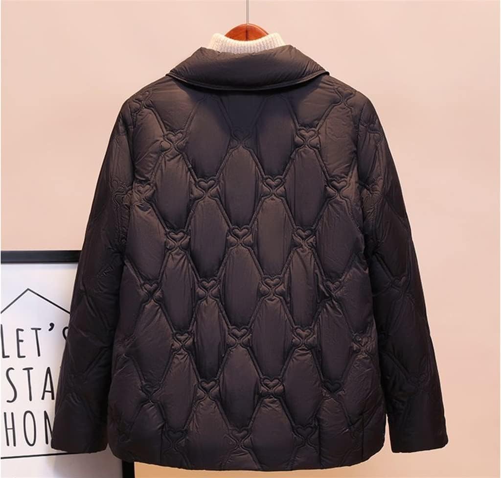 Light Thin Down Jacket Female Short Paragraph Autumn And Winter Small Person Casual Fashion Loose