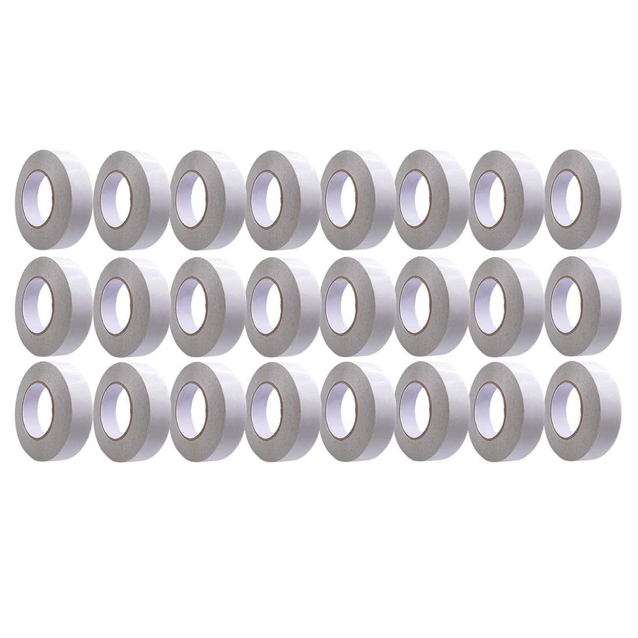 Cinta adhesiva de doble cara para manualidades y manualidades, para álbumes de recortes, sellos de goma, para hacer tarjetas, cinta de regalo (50 mm x 50 m, 24 cintas)