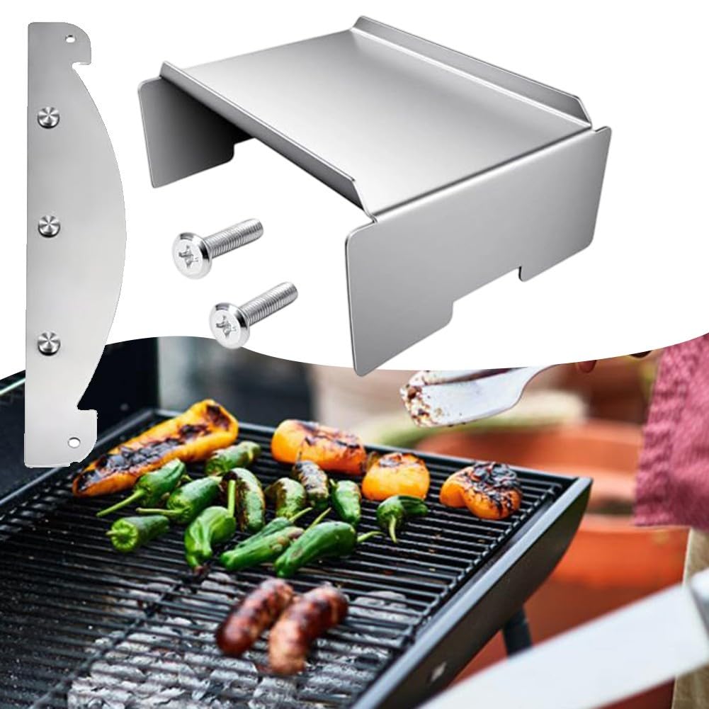 Piastra Diffusore per calore Acciaio per Traeger Grills Piastra | Resiste alte temperature deformarsi, previene fiammate dirette, per ideale per grigliate intense