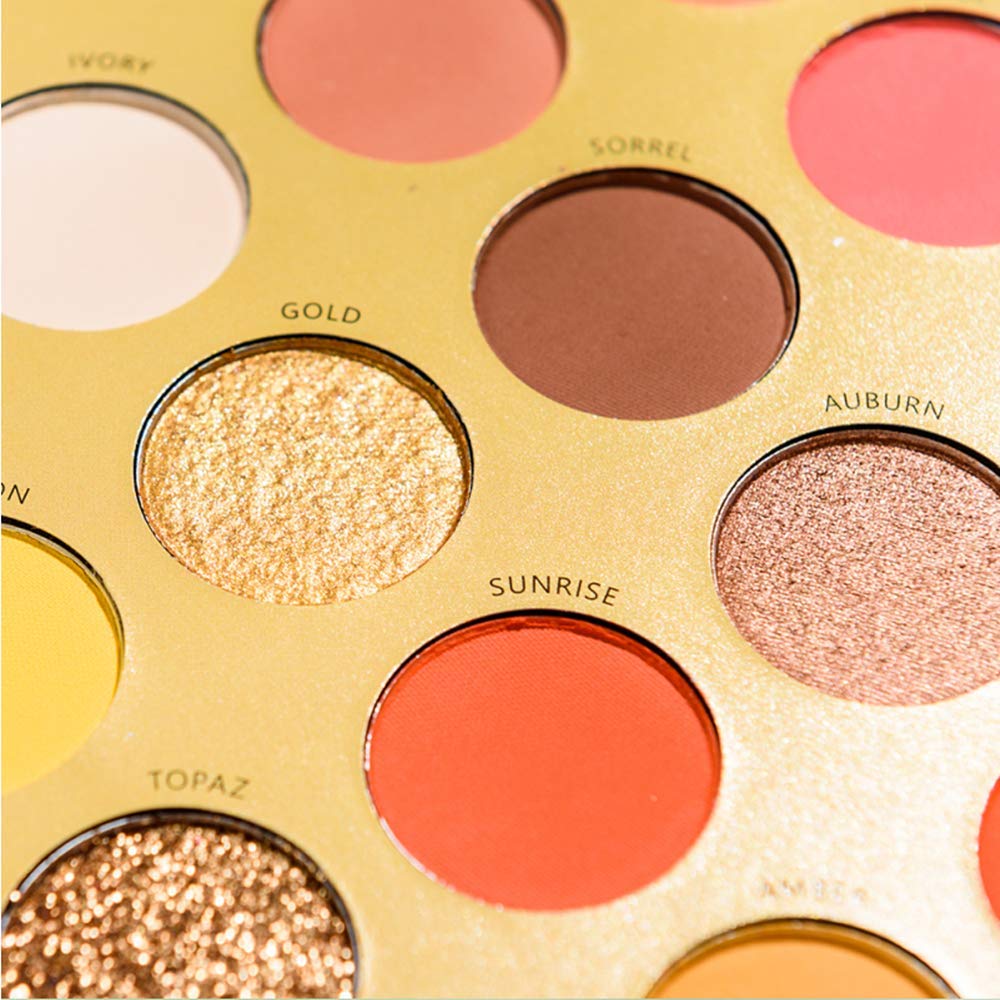 Beauty Glazed Paleta de sombras de ojos de 72 colores Alta pigmentación Impermeable Fácil mezcla Brillo Sombra de ojos mate Paleta de maquillaje todo en uno Nude