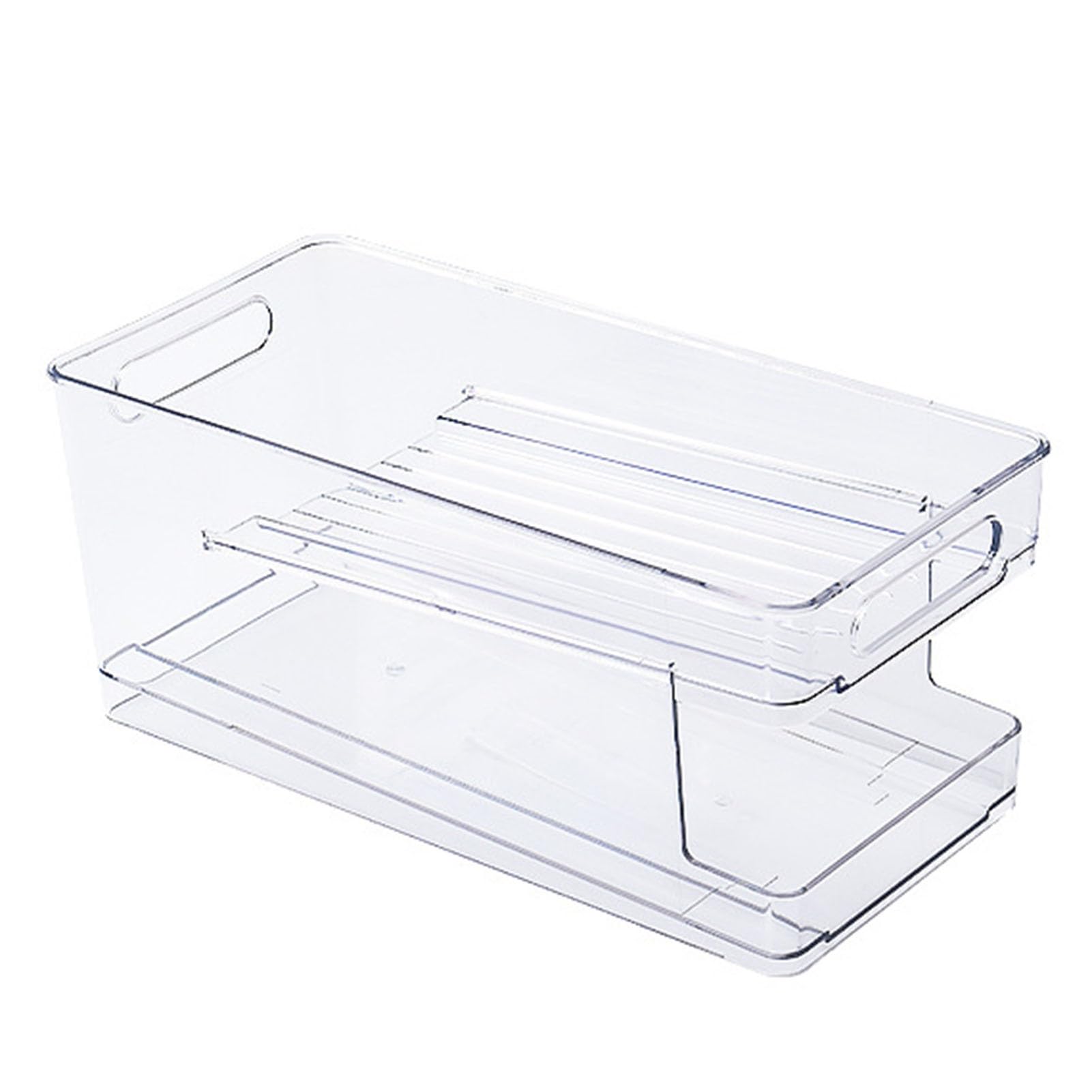 Organizador Latas Nevera Organizador De Latas De Refresco Para Refrigerador, Organizador De 12 Latas Para Refrigerador, Latas De Comida Enlatada, Contenedor, Dispensador De Soporte Para Latas Para Nev