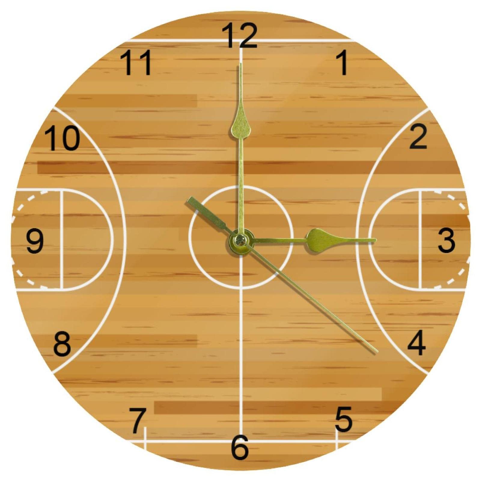 Horloge murale pour cuisine ronde et moderne : l'heure facile à lire