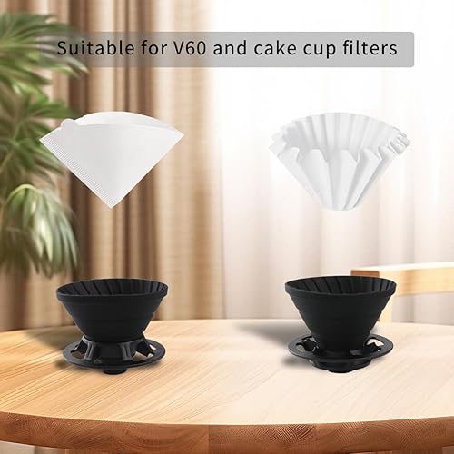 Miniatura 6 de ALXBSONE Embudo de café plegable con filtro de silicona para verter sobre el café, cono de goteo de café de una sola porción para camping, viajes,