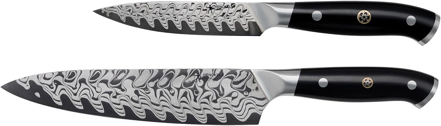 HENCKELS Compass Damascus 2-pc Damascus Chef's Knife Set