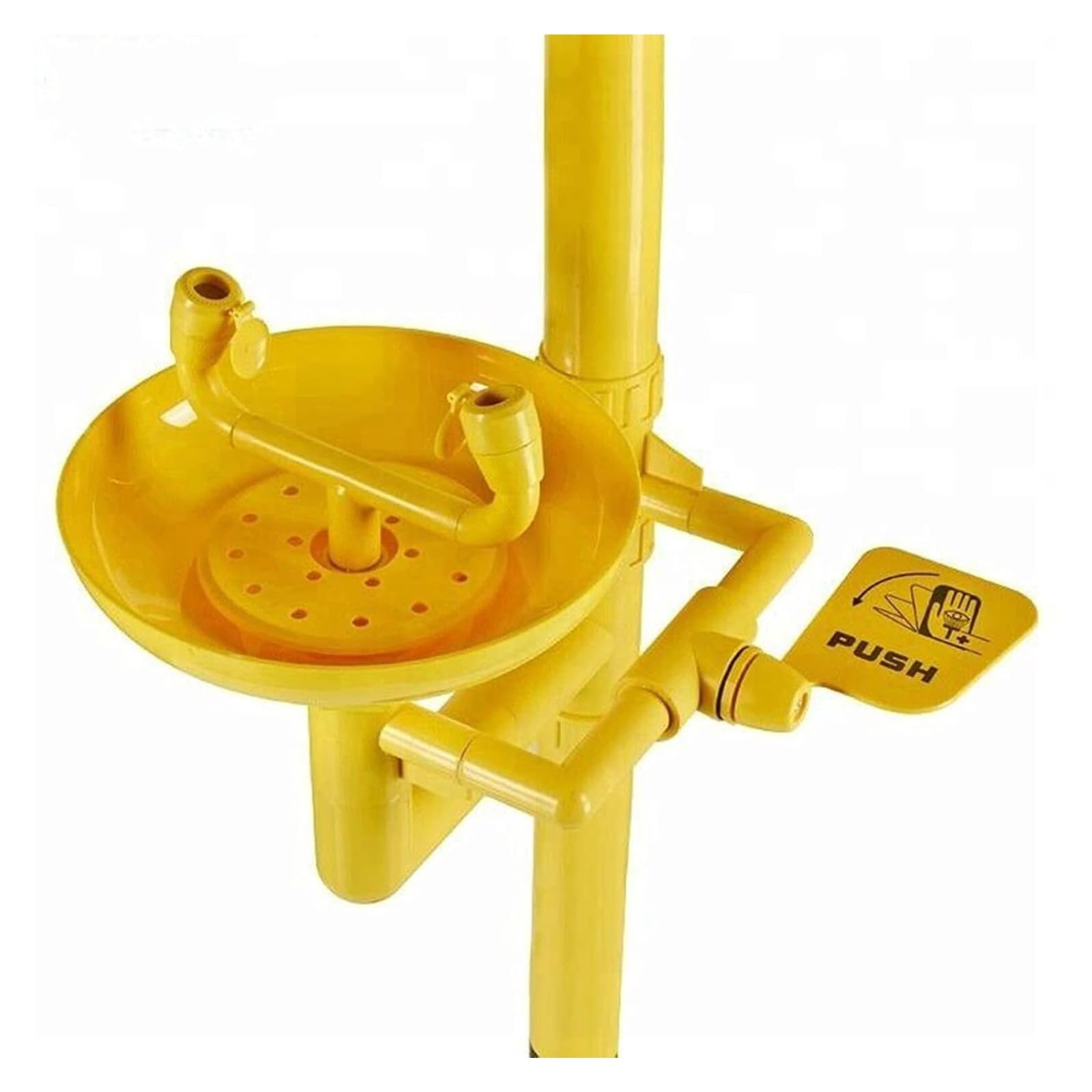 Estación Lavaojos de Pie Ducha de Emergencia Sistema de Ducha de Seguridad para Lavado de Ojos con Lavabo Lavaojos Estación de Lavado de Ojos y Cara (Size : 2180x700mm)