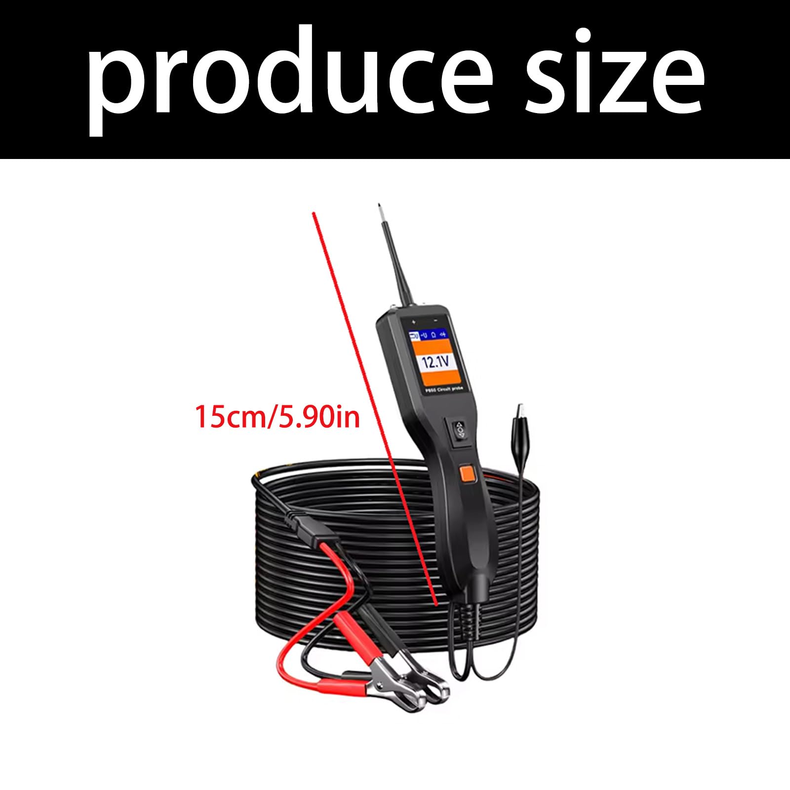 Tester diagnostico universale per batteria del veicolo, 12/24 V, test di resistenza interna, tensioni, analisi dei circuiti automobilistici