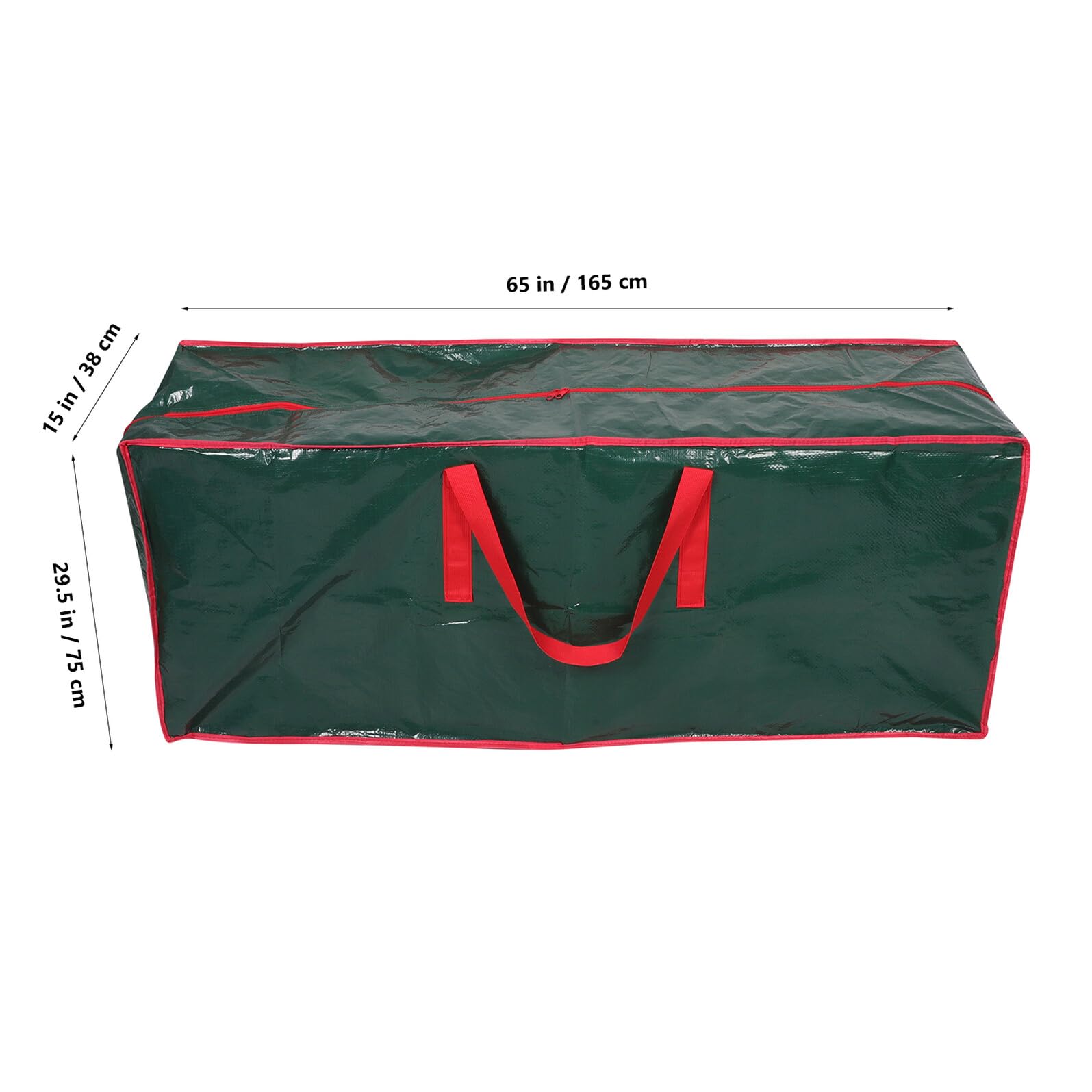 DOITOOL Aufbewahrungstasche für Weihnachtsbäume Große Pe-gewebebox mit Reißverschluss und Staubdicht zum Aufbewahren von Künstlichen Bäumen Girlanden und Geschenkpapier