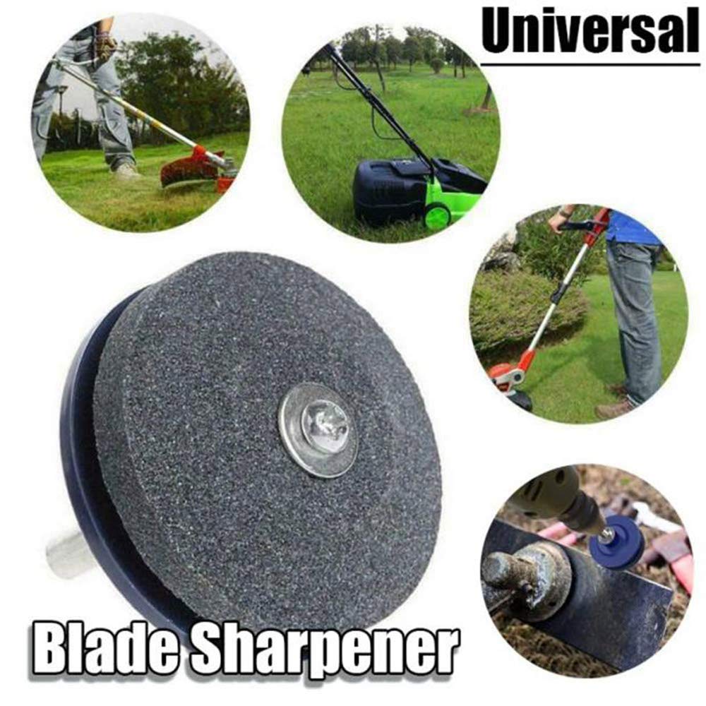 WING Affûteurs pour haches et Couteaux, Aiguiseur de Lames de Tondeuse à Gazon Outil de Jardinage aiguiseur de Lames Universel Outil Rotatif, à Monter sur perceuse,1pcs