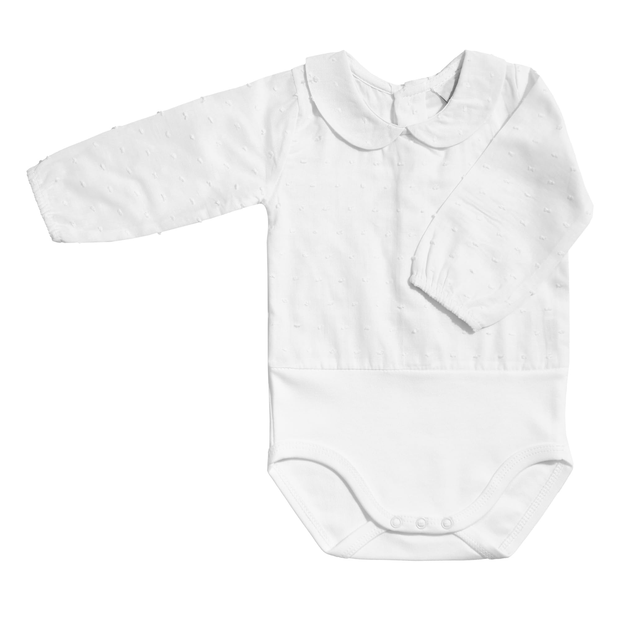 BABIDU Body Neonato Manica Lunga 100% Cotone Plumetti, Set Tessuto Morbido Traspirante e Anallergico per Pelli Sensibili, Body Collo Neonato, Abbigliamento Unisex Neonato e Bambina